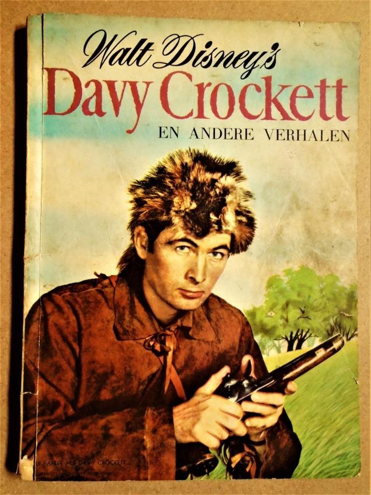Walt Disney's Davy Crockett en andere verhalen - 1957, Boeken, Stripverhalen, Gelezen, Eén stripboek, Ophalen of Verzenden