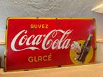 Emaillebord/ reclamebord - Coca Cola, Verzamelen, Ophalen, Gebruikt, Reclamebord