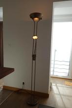 Lampe halogène en bronze avec liseuse, Halogène, Spot de sol, Enlèvement, Utilisé