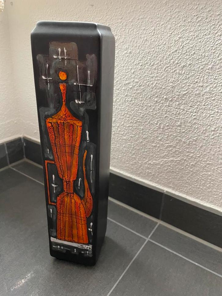 Vintage SICART SICA Italiaanse keramische vaas model 006, Antiek en Kunst, Antiek | Keramiek en Aardewerk, Ophalen of Verzenden