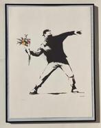 BANKSY: XXL-lithografie 56 bij 76 cm met certificaat, Antiek en Kunst, Kunst | Litho's en Zeefdrukken, Ophalen of Verzenden