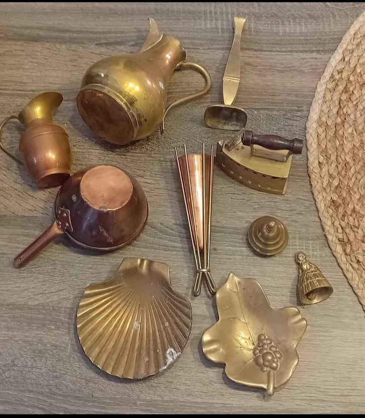 Vieux cuivre divers, Antiek en Kunst, Antiek | Brons en Koper, Koper, Ophalen