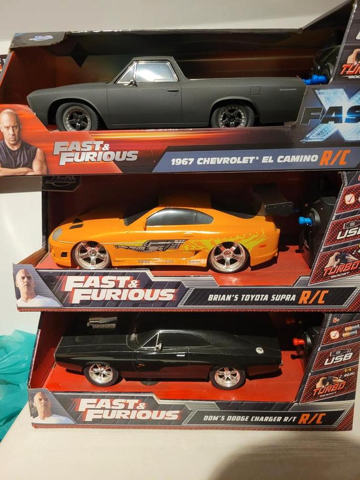 8 x fast and furious autos op afstandbediening nieuw, Hobby en Vrije tijd, Modelbouw | Radiografisch | Auto's, Ophalen of Verzenden