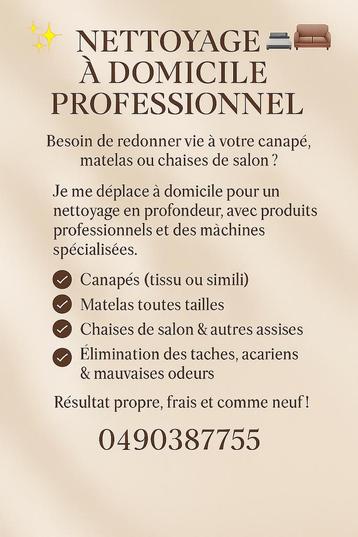 Nettoyage à domicile professionnel ️️, À partir de 10 ans