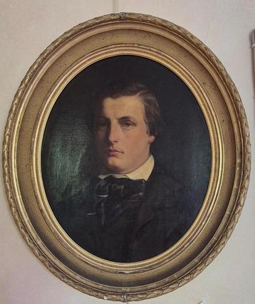 Portrait d'un homme XIX e beschikbaar voor biedingen