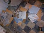 Patroontegels 19,5x19,5 blauw-beige-bruin, Doe-het-zelf en Bouw, Ophalen, Nieuw