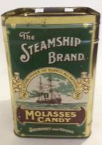 oude blikken doos - The Steamship Brand, Ophalen of Verzenden