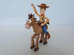 Toy Story: Woody & Bullseye Kickin' Action (Disney, Mattel), Ophalen of Verzenden, Gebruikt, Beeldje of Figuurtje