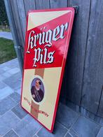 Emaille reclamebord Kruger Pils, Ophalen, Reclamebord