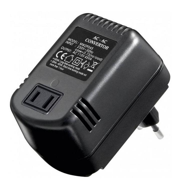 110V naar 230V adapter, Audio, Tv en Foto, Opladers, Zo goed als nieuw, Ophalen
