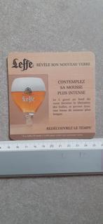 sous bock Leffe carré recto/verso 6, Nieuw, Viltje(s), Ophalen of Verzenden, Leffe