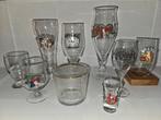Gevarieerde collectie bierglazen, Verzamelen, Ophalen of Verzenden, Gebruikt, Bierglas