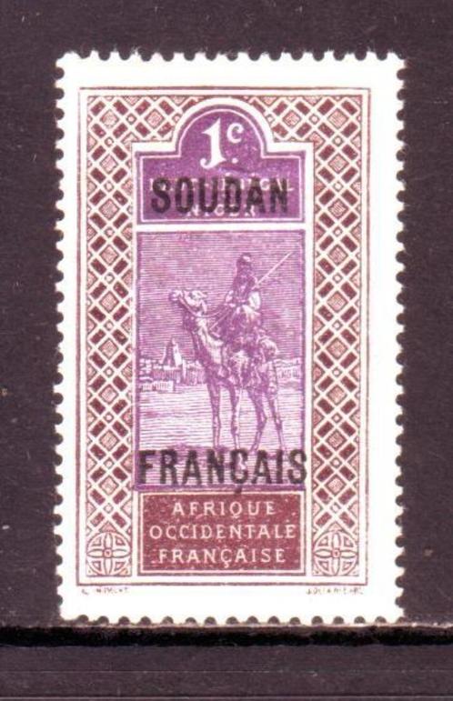 Postzegels: Franse kolonie Frans Soudan, Timbres & Monnaies, Timbres | Afrique, Affranchi, Autres pays, Enlèvement ou Envoi