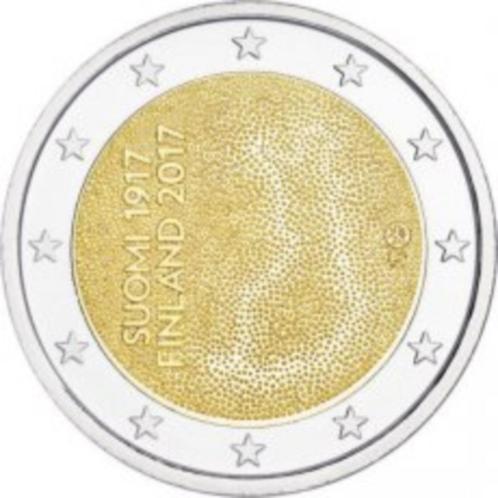 2 euros Finlande 2017 'Indépendance', Timbres & Monnaies, Monnaies | Europe | Monnaies euro, Monnaie en vrac, 2 euros, Finlande