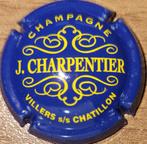 Champagnecapsule Jacky CHARPENTIER blauw & geel nr 06, Nieuw, Frankrijk, Ophalen of Verzenden, Champagne