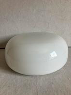 Gispen vintage plafonlamp of plafonnière met opaline glas, Huis en Inrichting, Lampen | Plafondlampen, Ophalen of Verzenden, Zo goed als nieuw