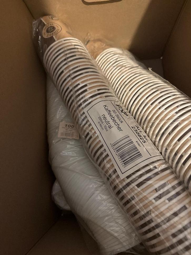 Koffiebekers + deksels, Zakelijke goederen, Horeca | Food, Dranken, Ophalen