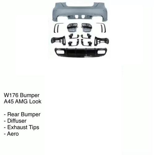 ACHTERBUMPER + DIFFUSER VOOR MERCEDES W176 A45 AMG LOOK, Auto diversen, Tuning en Styling, Ophalen