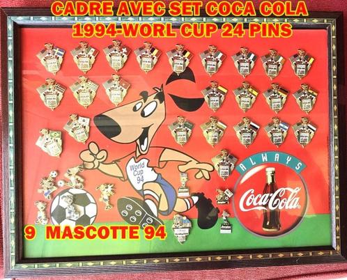 1994 WORL CUP USA - 24 EQUIPES  - 9 MASCOTTES SPONSOR, Collections, Broches, Pins & Badges, Enlèvement ou Envoi