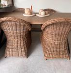 6 Rieten stoelen, Huis en Inrichting, Stoelen, Ophalen