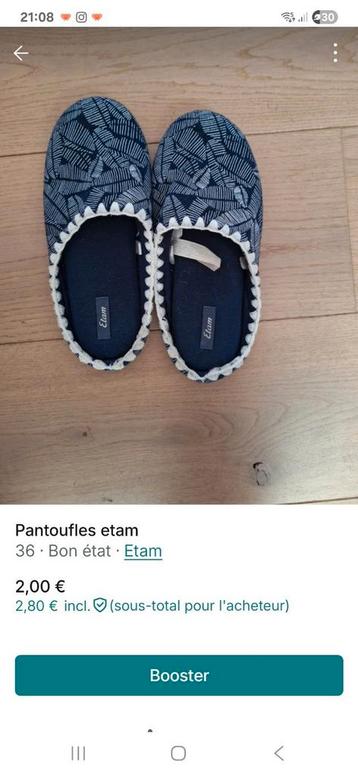 Pantoufles  beschikbaar voor biedingen
