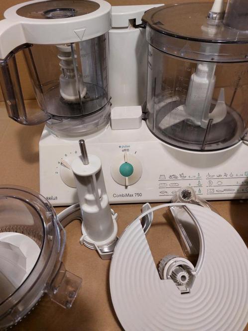 Braun  CombiMax 750 combiné culinaire, Elektronische apparatuur, Keukenmixers, Gebruikt, 1 tot 2 liter, 3 snelheden of meer, Ophalen
