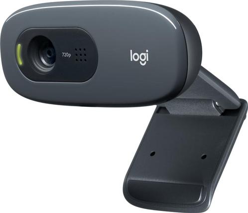 Webcam Logitech C270 HD, Computers en Software, Webcams, Zo goed als nieuw, Bedraad, ChromeOS, MacOS, Windows, Android, Monitorclip