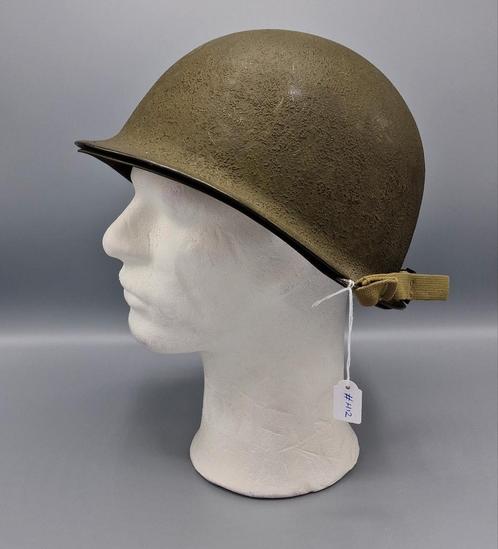 US WWII M1 Swivel Loop Helmet, w/ Firestone liner, near mint, Verzamelen, Militaria | Tweede Wereldoorlog, Landmacht, Helm of Baret