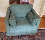 Mooie zetel in blauwgroene kleur, Huis en Inrichting, Fauteuils, Ophalen, Zo goed als nieuw