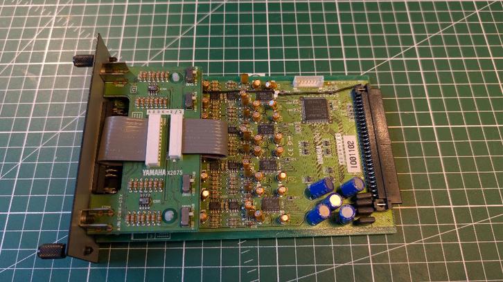 Yamaha MY8AD96 8-kanaals AD-converter D-Sub interface kaart, Musique & Instruments, Tables de mixage, Comme neuf, 5 à 10 canaux