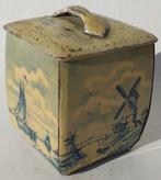 Ancienne boîte en fer blanc Verkade, Collections, Boîte en métal, Enlèvement ou Envoi, Verkade