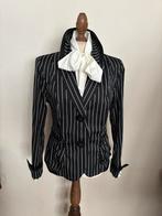 AURFIELD JASJE BLACK/WHITE * 42, Kleding | Dames, Jasjes, Kostuums en Pakken, Verzenden, Zwart, Maat 42/44 (L), Zo goed als nieuw