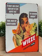 Metalen reclamebord Wieze, Verzamelen, Ophalen of Verzenden, Nieuw, Reclamebord, Plaat of Schild