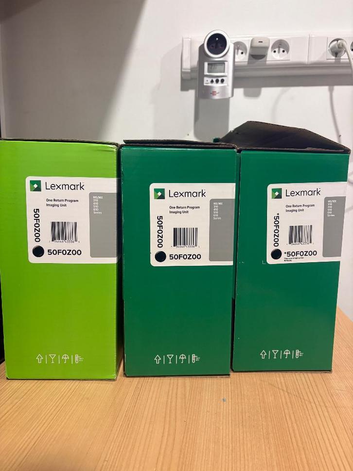 3X Lexmark 50F0Z00 / 500Z – Unité d’imagerie originale, Informatique & Logiciels, Fournitures d'imprimante, Neuf, Autres types