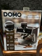 Domo DO720K, Espresso apparaat, Zo goed als nieuw, 2 tot 4 kopjes, Afneembaar waterreservoir