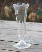 Retro vintage oud vaasje glas, Verzamelen, Ophalen of Verzenden