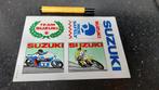 Sticker vel moto motocross team Suzuki printed in Japan, Auto of Motor, Ophalen of Verzenden, Zo goed als nieuw