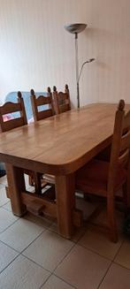 Salle à manger rustique, Ophalen of Verzenden, Gebruikt, 6 tot 8 stoelen