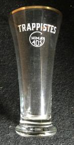 bier brouwerij glas Chimay  fluit witte tekst, Ophalen of Verzenden, Zo goed als nieuw