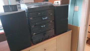 Prachtige stereo set Kenwood met platen speler koopje  beschikbaar voor biedingen