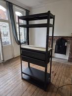 Zwarte metalen kast werkplaats/garage, Huis en Inrichting, Ophalen, Zo goed als nieuw