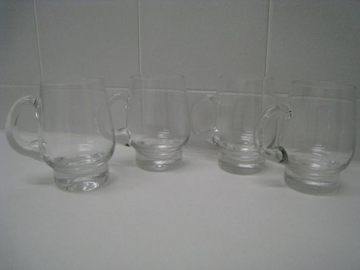4 originele Vintage jaren 70 Pimms glazen, in perfekte staat, Verzamelen, Glas en Drinkglazen, Ophalen