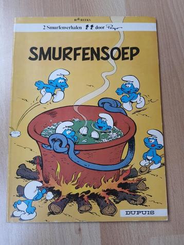 2 stripverhalen in 1 - Smurfensoep beschikbaar voor biedingen