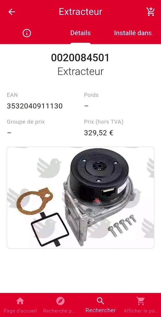 Ventilator Bulex Thema Condens (F).../... -A (nieuwe), Ophalen of Verzenden, Nieuw