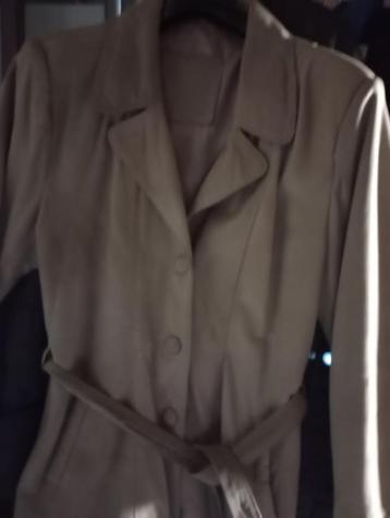 Jas met riem in “leder” Dames - smal (als nieuw!)  beschikbaar voor biedingen