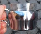 Leuke tas voor thee of koffie of warme chocomelk. Set van 6, Huis en Inrichting, Ophalen, Gebruikt, Glas