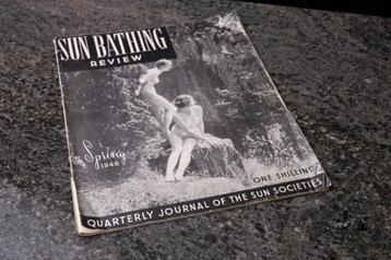 Vintage erotische magazines (Sun bathing review) beschikbaar voor biedingen