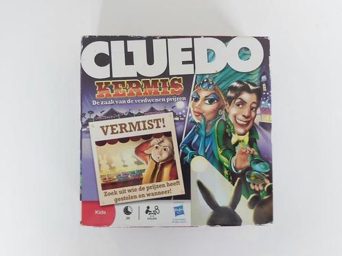 Cluedo kermis, Hobby en Vrije tijd, Gezelschapsspellen | Bordspellen, Zo goed als nieuw, Een of twee spelers, Drie of vier spelers