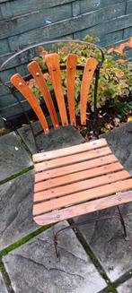 Eiken vouwstoelen, Huis en Inrichting, Stoelen, Ophalen, Gebruikt, Jugenstil, Vier