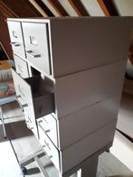 metalen ladenkast, Huis en Inrichting, Kasten | Ladekasten, Gebruikt, 100 tot 150 cm, Metaal, 25 tot 50 cm